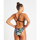 Arena COLOURFUL PAINTINGS LACE BACK ONE PIECE WOMAN