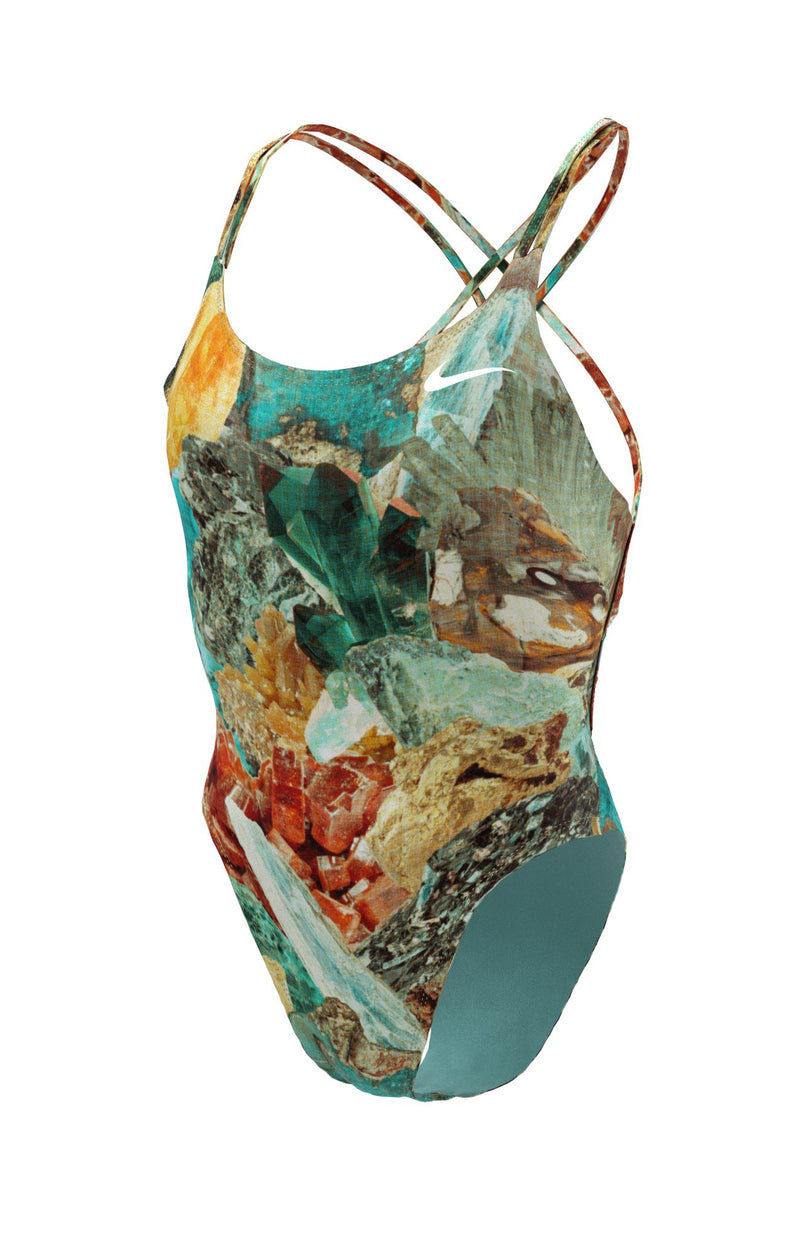 NIKE Hydrastrong Multiple Print Spiderback Onepiece