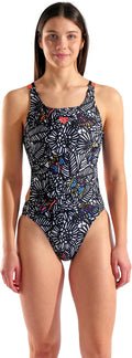 Arena WOMEN'S ARENA COLORS BOOK SWIMSUIT SWIM TECH MULTI Performance WOMAN