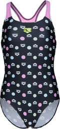 Arena GIRL'S ARENA MULTIPLE DOT SWIMSUIT SWIM PRO BACK L FEEL GIRL