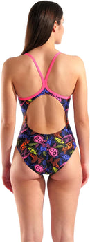 Arena WOMEN'S ARENA SEA TURTLES SWIMSUIT LIGHTDROP BACK Performance WOMAN