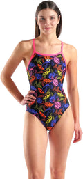 Arena WOMEN'S ARENA SEA TURTLES SWIMSUIT LIGHTDROP BACK Performance WOMAN