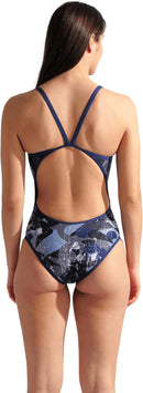 Arena WOMEN'S ARENA SCRATCHED SWIMSUIT SUPER FLY BACK Performance WOMAN