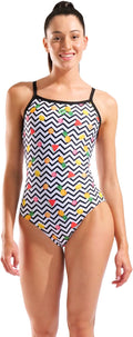 Arena ARENA FRUITS SWIMSUIT LIGHTDROP BACK Performance WOMAN
