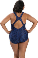 Dolfin AQUASHAPE Womens Print Conservative Lap Suit
