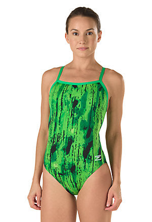 SPEEDO Endurance+ Art School Flyback Swimsuit - Youth