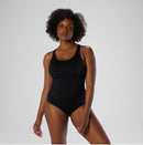 SPEEO Women's Contemporary Ultraback One Piece Black
