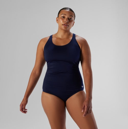 SPEEO Women's Contemporary Ultraback One Piece Black