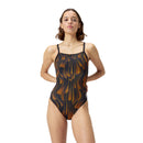 SPEEDO Space Train Flyback One Piece Swimsuit