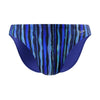 BRUSHY STRIPES-COBALT (009)