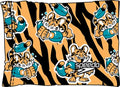 FLUO ORANGE TIGER SPLASH (001)