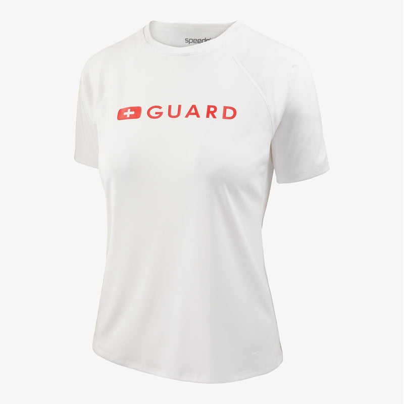 SPEEDO Guard Female Short Sleeve Solid Swim Tee