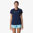 SPEEDO Guard Female Short Sleeve Solid Swim Tee