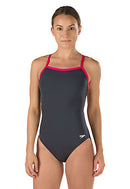 SPEEDO Endurance+ Solid Flyback Training Suit One Piece Swimsuit - Adult
