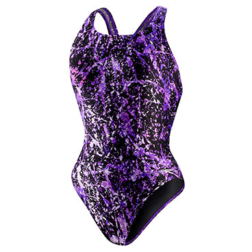 SPEEDO Female Splatter Splash Super Pro Back - Youth