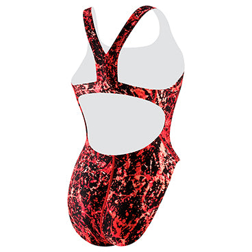 SPEEDO Female Splatter Splash Super Pro Back - Youth