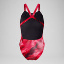 Speedo Women's Linear Lava Leaderback One Piece Swimsuit