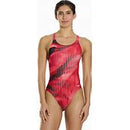 Speedo Women's Linear Lava Leaderback One Piece Swimsuit