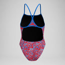 Speedo Women's Petal Polygon Turnback One Piece Swimsuit