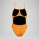 Speedo Women's Petal Polygon Turnback One Piece Swimsuit