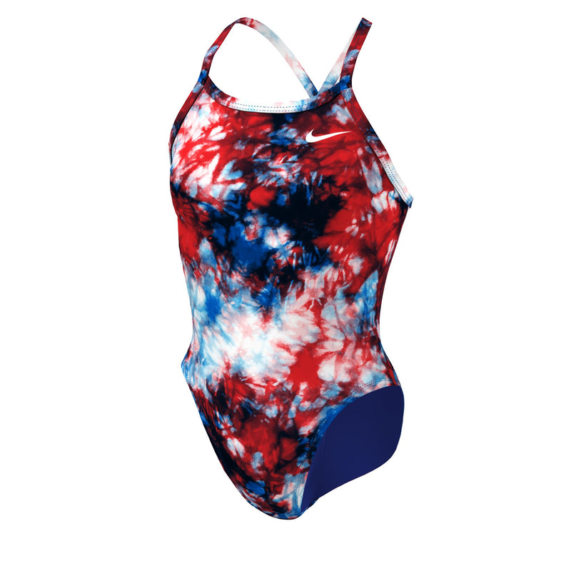 NIKE Hydrastrong Tie-Dye Crossback One Piece