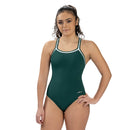 Dolfin women's poly team solid chloroban womens dbx back One Piece Swimsuit