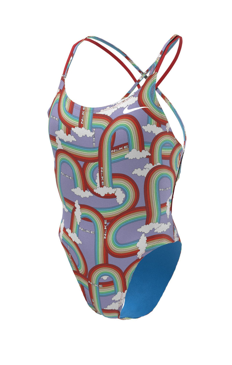 NIKE Hydrastrong Multiple Print Spiderback Onepiece