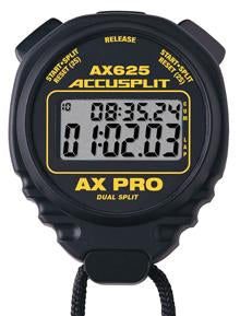 ACCUSPLIT Pro Series Stopwatch has a two-line display for dual timing