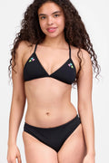 ANDY_BOTTOM_Black W Logo Rhinestone Embroidery