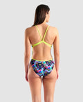 ARENA Womens Multi Chameleons Swimsuit Lace Back