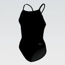 DOLFIN Women's XtraSleek Team Solid V-2 Back One Piece Swimsuit