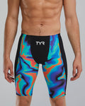 TYR Men's Shockwave High Waist Jammer - Infrared