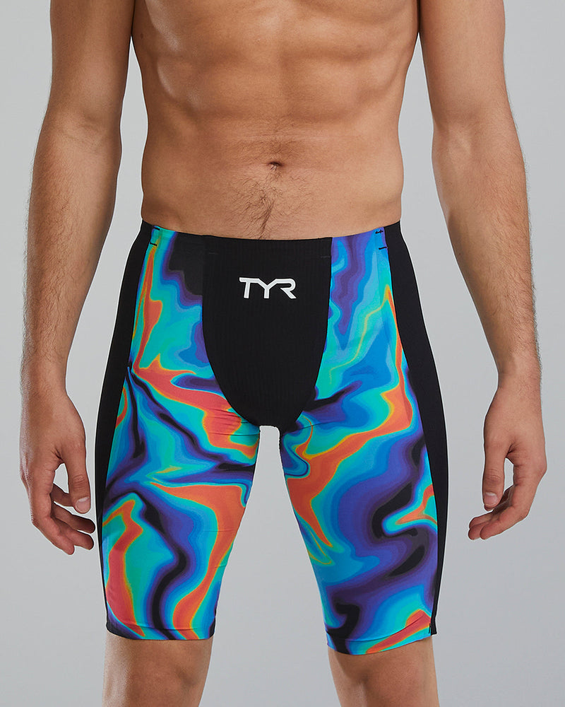 TYR Men's Shockwave High Waist Jammer - Infrared
