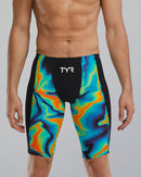 TYR Men's Shockwave High Waist Jammer - Infrared