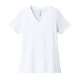 BELLA+CANVAS Women's Relaxed Heather CVC V-Neck Tee BC6405CVC