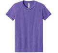 BELLA+CANVAS Youth Heather CVC Tee BC3001YCVC