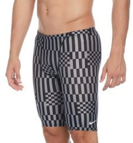 Nike Men's HydraStrong Multi Print Jammer Swimsuit - (Additional Colors)