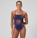 Speedo Women's Flow Strappy Crossback One Piece Swimsuit