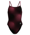 Speedo Women's Flow Strappy Crossback One Piece Swimsuit