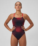 Speedo Women's Flow Strappy Crossback One Piece Swimsuit