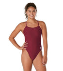 Speedo Female Solid Endurance+ One Back Swimsuit