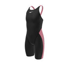 NIKE Girl's HydraStrong Open Back Kneeskin Tech Suit Swimsuit