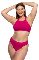 JOLYN Zoe Bikini Bottom - Dragon Fruit