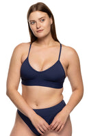 JOLYN Mara Bikini Top - Navy