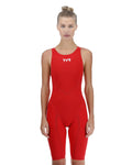 TYR Women's Venzo Solid Open Back Tech Suit Swimsuit