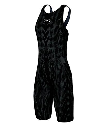 TYR Women's Venzo Open Back Tech Suit Swimsuit at SwimOutlet.com