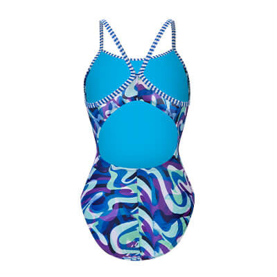 Dolfin Uglies Women's Print V-2 Back 1-Piece Buttercup