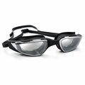 Black Silver Goggles Pure White Background