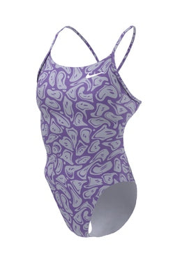 Nike Womens Hydrastrong Multi Print Cutout One Piece