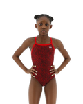 TYR Girl's Durafast Elite Lapped Diamondfit Swimsuit